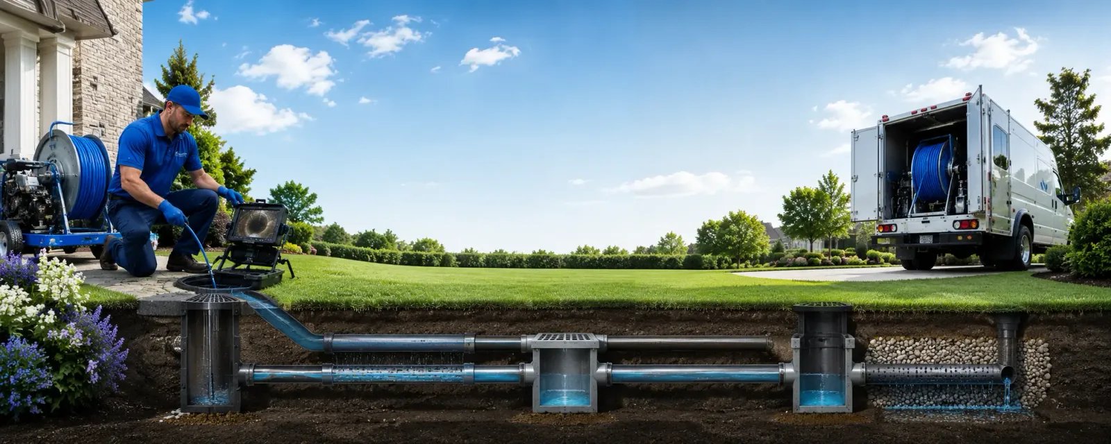Outdoor drain cleaning information for Burt, MI