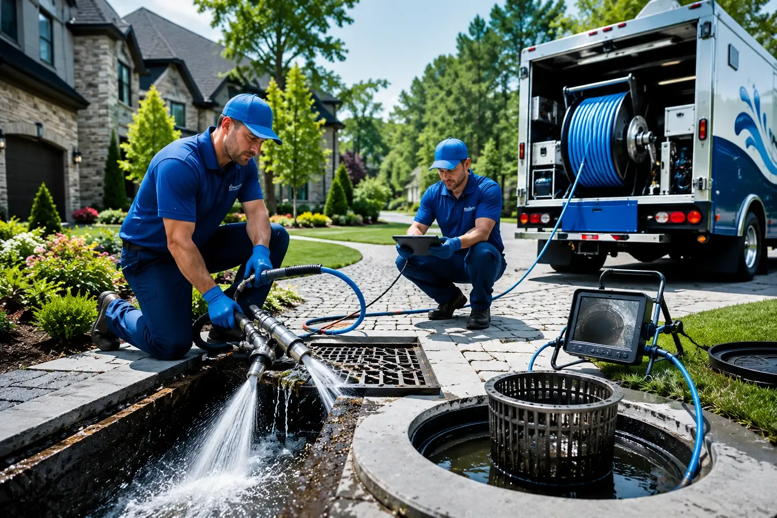 Local outdoor drain cleaning professionals in Burt, MI