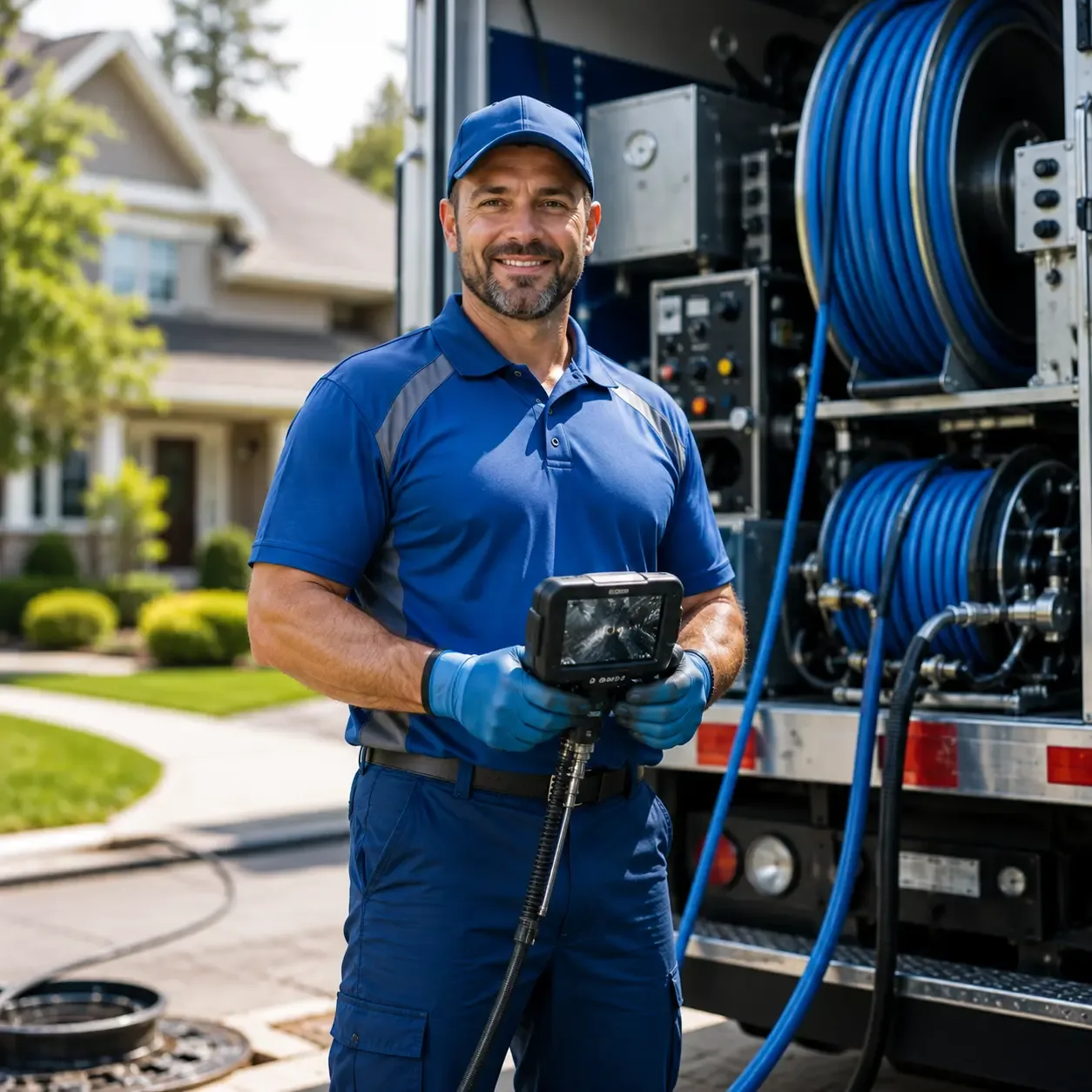 Local outdoor drain cleaning specialists in Burt, MI
